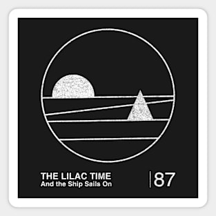 The Lilac Time / Minimalist Graphic Fan Artwork Design Magnet